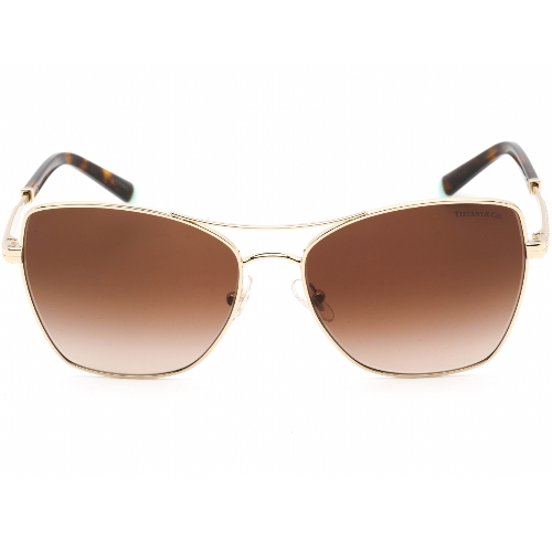 Tiffany Brown Gradient Square Ladies Sunglasses TF3084 60213B